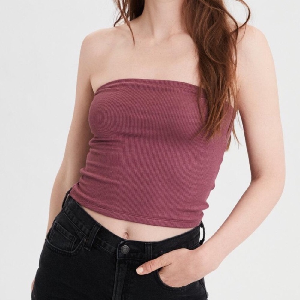 😍AE Soft Rib Tube Top